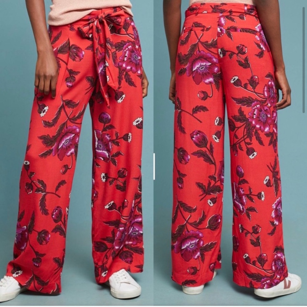 Anthropologie Ett Twa Margo Wide Leg Trousers 4